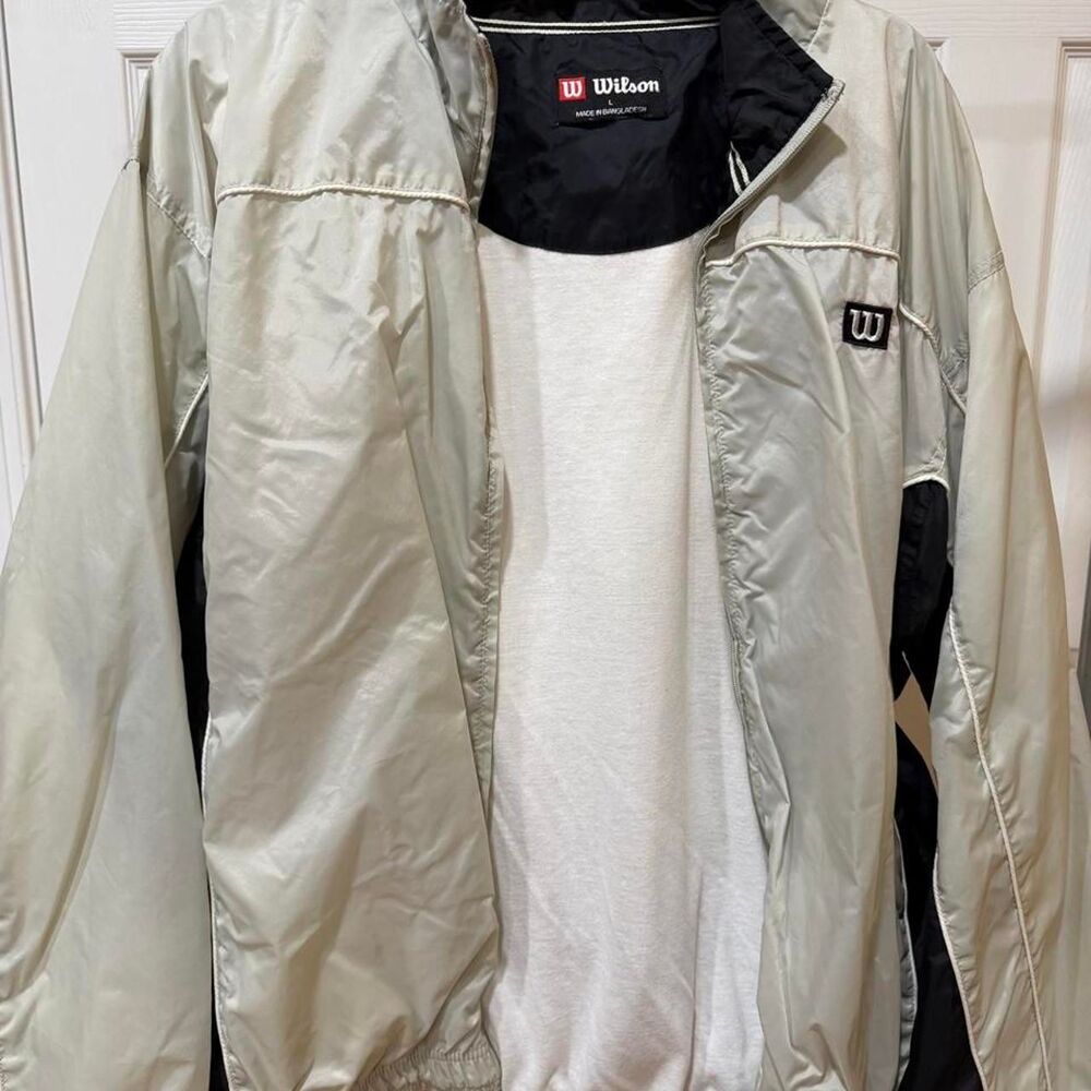 Wilson Men's White and Cream Jacket